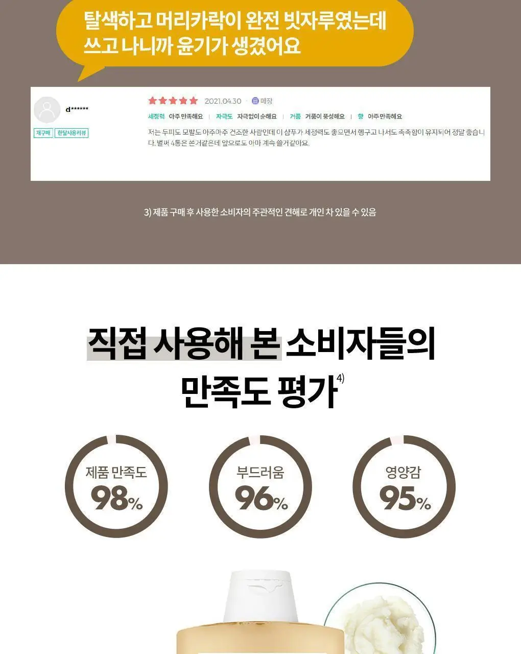 [극손상모발 & 스타일링] 클로란 쿠푸아수 버터 리페어 샴푸 400ml 상세페이지 19
